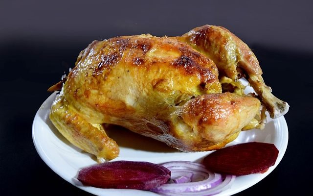 Un poulet rôti