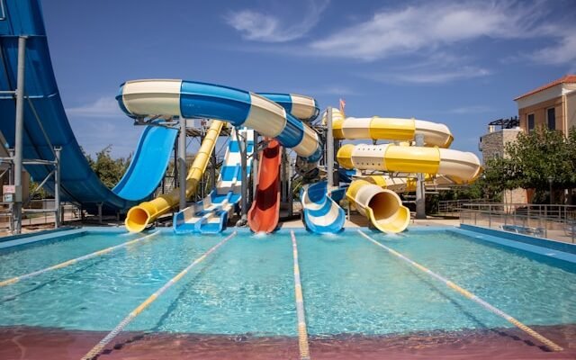 toboggan de piscine