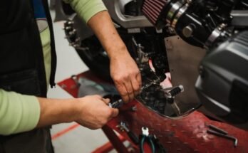 l'entretien de moto