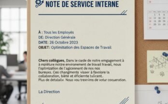 note de service