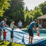 Solutions ingénieuses pour protéger votre piscine en toute saison