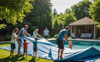 Solutions ingénieuses pour protéger votre piscine en toute saison