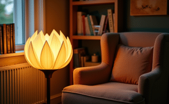 Lampe sur pied fleur : l'accessoire idéal pour un coin lecture lumineux